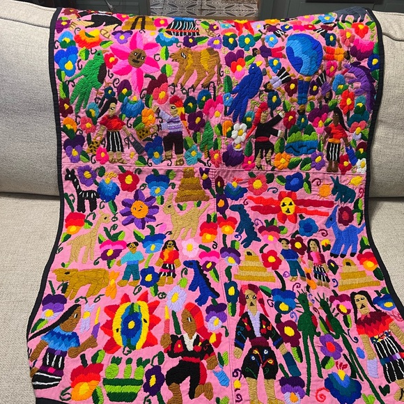 Hand embroidered Ethnic Wall Hanging or Tapestry - Picture 8 of 9